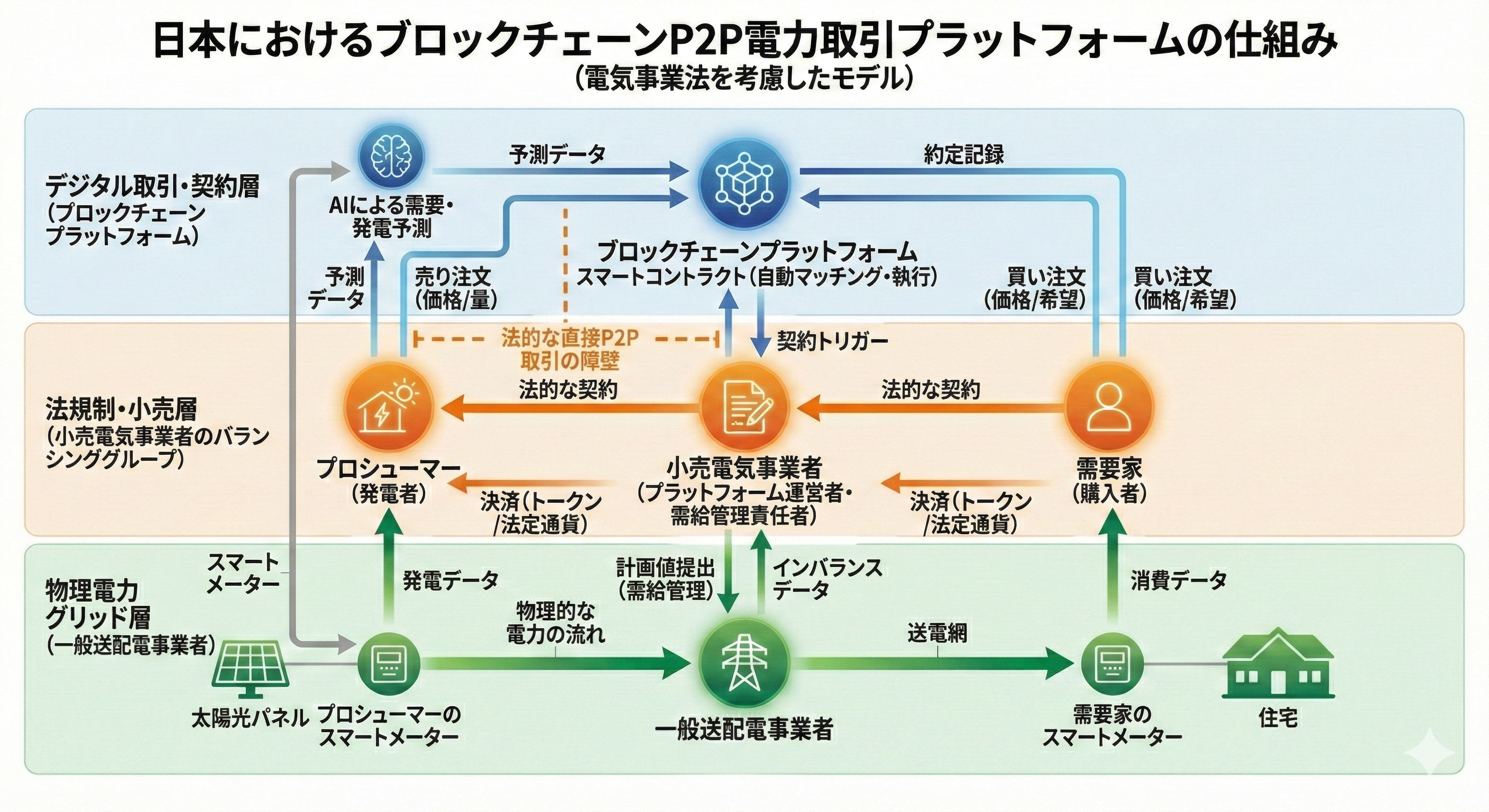 P2P電力取引解説画像